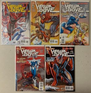 Hawk and Dove lot #1-5 DC 5th Series 5 different books (8.0 VF) (2011 to 2012)