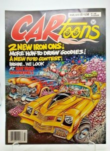 CARtoons Magazine March/April 1981 w/ Iron Ons, Cartoons for the car enthusiasts 