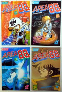 Area 88 Lot of 4 #15, 16, 17, 34 (1987) VIZ Media Shin Kazama 1st Print Comics