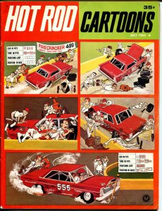 Hot Rod Cartoons #5 1965-Petersen-Don Garlits-Alex Toth-NASCAR parody-FN-