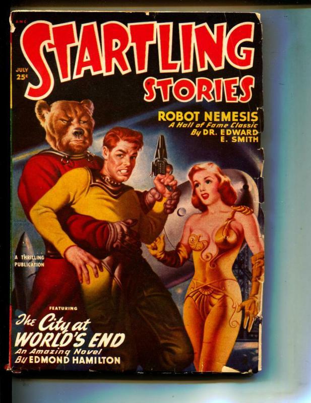 Startling Stories-Pulp-7/1950-Edmond Hamilton-Ray Bradbury