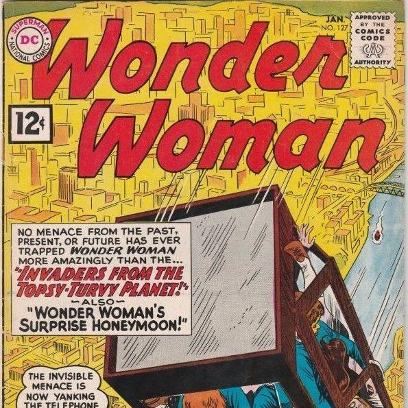 Wonder Woman 127 Strict 9.0 VF/NM High-Grade(Jan-62)-The Topsy Turvy Aliens! wow