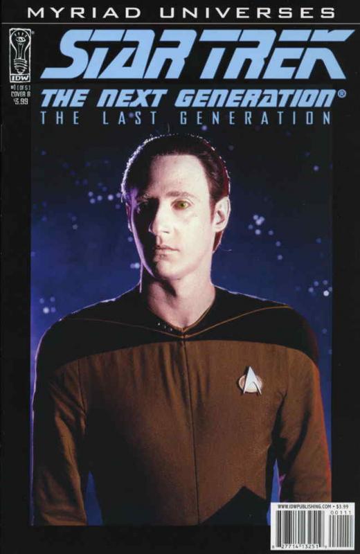 Star Trek: The Next Generation: The Last Generation #1B VF/NM; IDW | save on shi