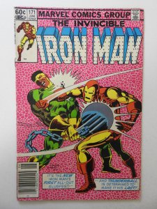 Iron Man #171 (1983) VG Condition moisture stain
