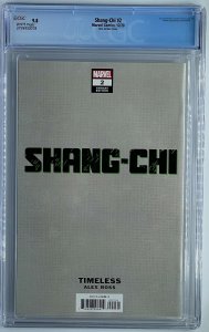 Shang-Chi #2 CGC 9.8 Alex Ross Variant Cover Virgin Timeless Cover Edition 2020