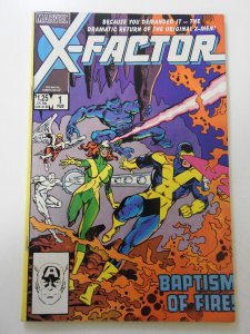 X-Factor #1 (1986) VG Condition moisture stain