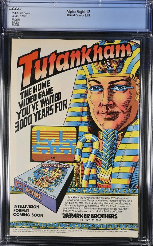 Alpha Flight #2 (9/83) Graded CGC 9.8