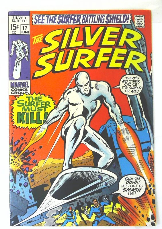 Silver Surfer (1968 series)  #17, VF- (Actual scan)