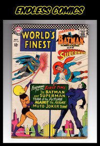 World's Finest Comics #166 (1967) Joker & Muto Appearance High Grade / HCA3