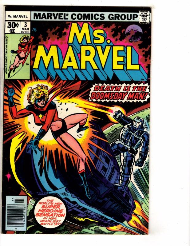Ms. Marvel # 3 VF Marvel Comic Book Carol Danvers Avengers Hulk Thor Ant-Man YY2