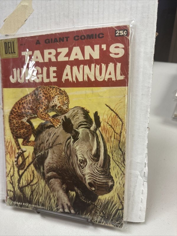 TARZAN'S JUNGLE ANNUAL # 6 1957 Jesse Marsh art