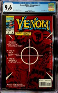 Venom: Nights of Vengeance #1 (1994) - CGC 9.6 Cert#4008932007