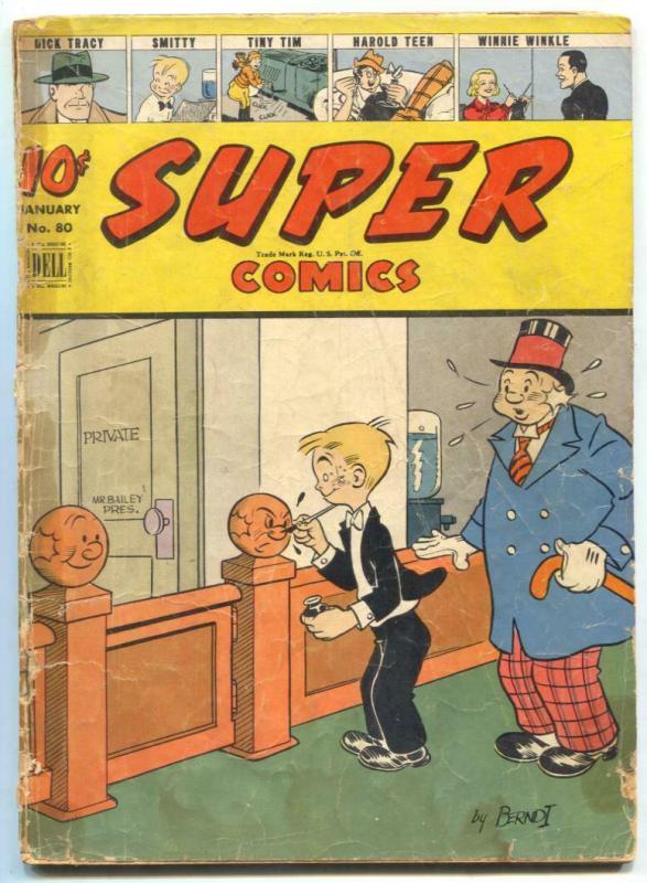 Super #80 1944- Dick Tracy - Dell comics FR 