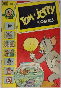 Tom And Jerry Comics 61 Dell 1949 VG Fish Bowl Harvey Eisenberg Cover Golden Age