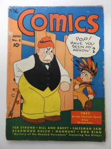 The Comics #8 (1938) Good- Condition!