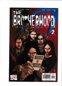 The Brotherhood #2 NM- 9.2 Marvel Comics Cover B X-Men 2001