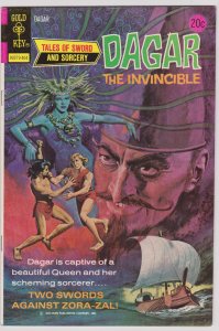 Dagar the Invincible #7 (VF) Gold Key Painted Cover, 1974