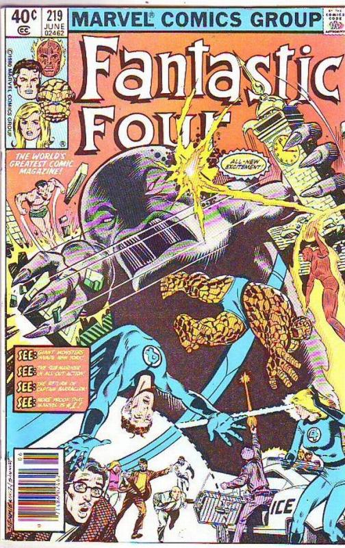 Fantastic Four #219 (Jun-80) NM- High-Grade Fantastic Four, Mr. Fantastic (Re...