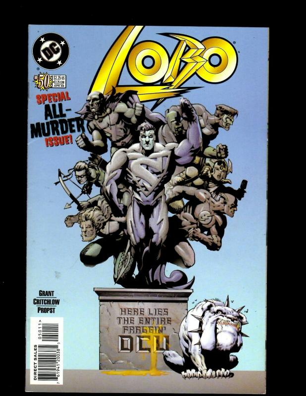 Lot of 12 Lobo DC Comic Books #49 50 51 52 53 54 55 56 57 58 59 60 J407