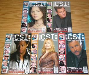 CSI: Crime Scene Investigation - Dying in the Gutters #1-5 VF/NM complete series