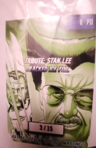 Tribute:Stan Lee cracked ice foil 3/15 Dallas fan expo