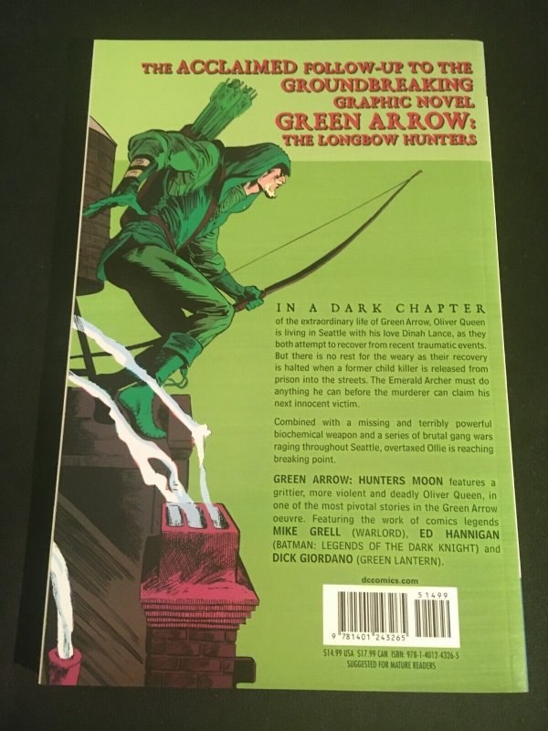 GREEN ARROW Vol. 1: HUNTER'S MOON Trade Paperback