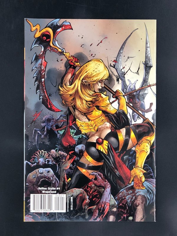 Hellina: Scythe #4 (2017) Wraparound Cover