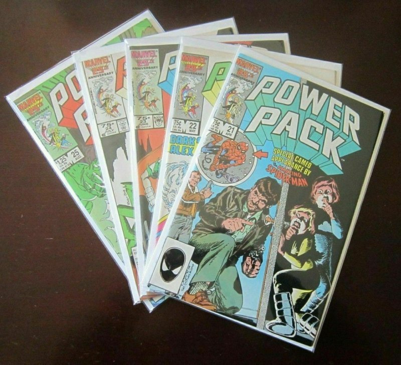 Power Pack comic lot from #1-58 + more 45 different books avg 7.0 (1984-90)