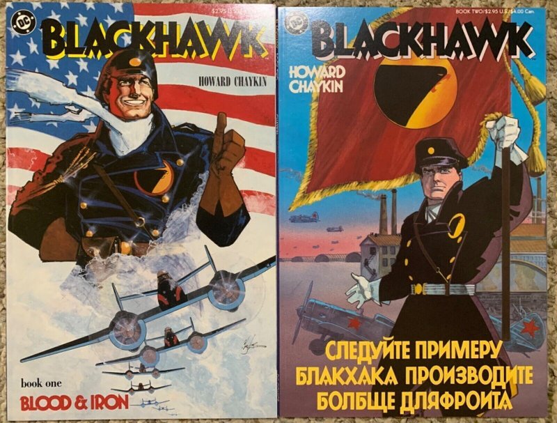 LOT OF 18 DC GRAPHIC NOVELS: BLACKHAWK, BREATHTAKER, GILGAMESH II, PSYCHO, MORE