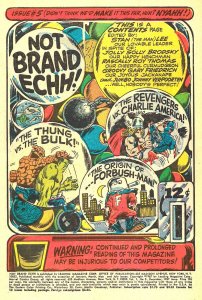 NOT BRAND ECHH #4 & #5 (1967) 6.0 FN  MARVEL COMICS Spoofs Superheroes