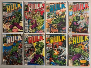 Incredible Hulk lot #195-245 Marvel 1st (average 5.0) 35 diff (1976-'80)