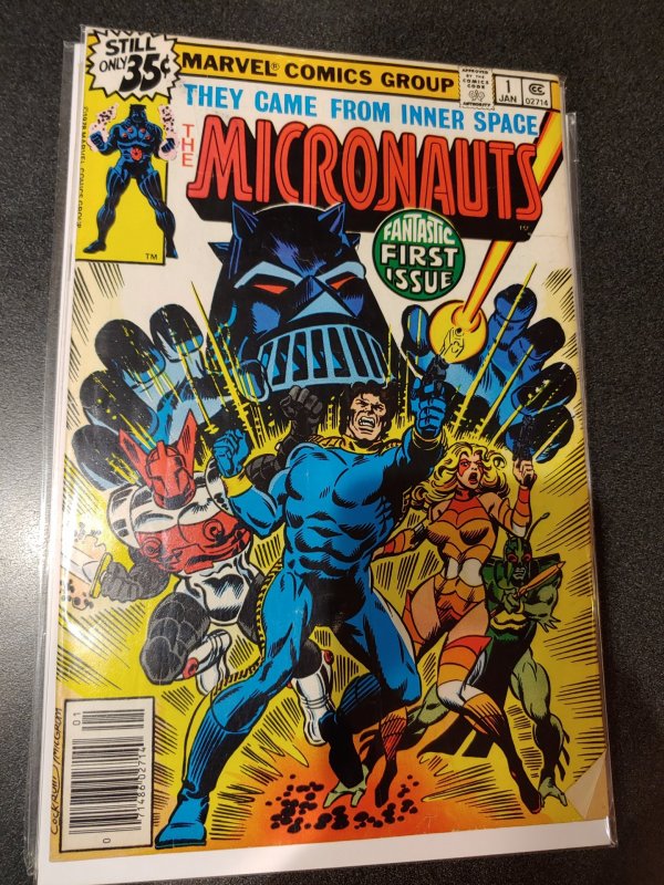 MICRONAUTS #1  1st appearance.