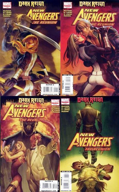 NEW AVENGERS REUNION (2009) 1-4  'Dark Reign' tie-in