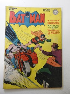 Batman #34 (1946) GD/VG Condition see desc