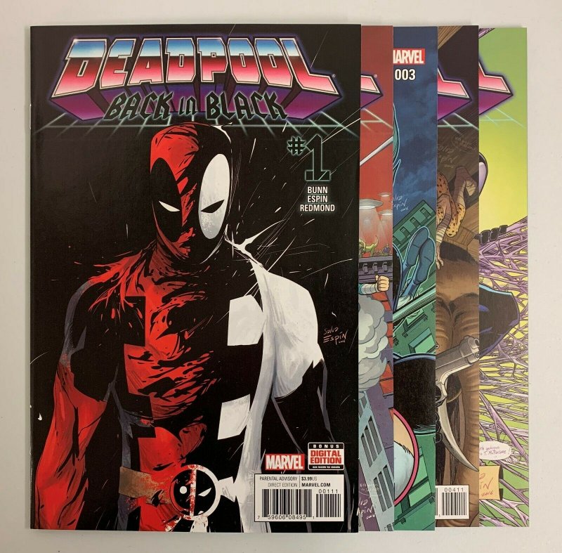 Deadpool Back In Black #1-5 Set (Marvel 2016) 1 2 3 4 5 Cullen Bunn (9.2+)