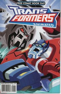 Transformers Animated G.I. Joe Flip Book IDW Free Comic Book Day 2009