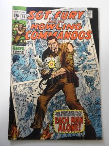 Sgt. Fury #74 VG+ Condition
