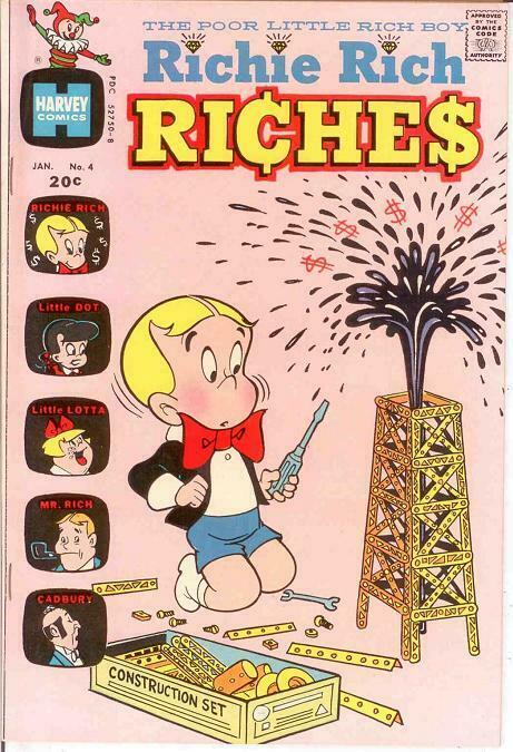 RICHIE RICH RICHES (1972-1982) 4 F-VF Jan. 1973 COMICS BOOK