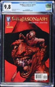 Freddy vs Jason vs Ash #1-6 CGC 9.8 Freddy Krueger J Scott Campbell Cvr 2 3 4 5