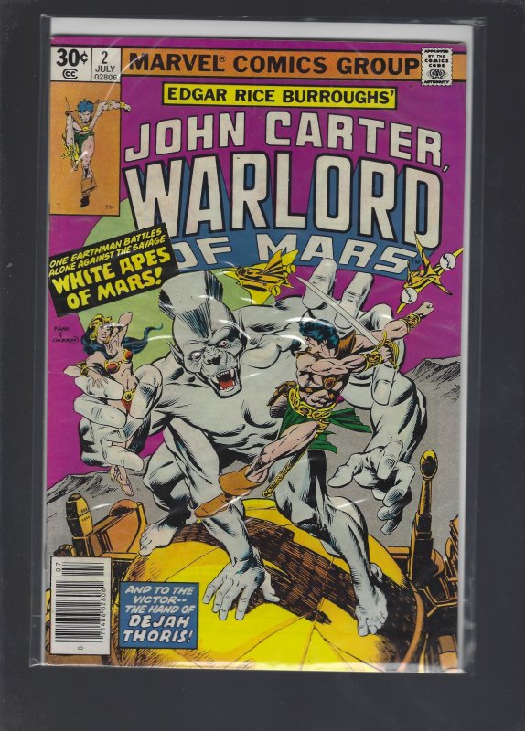 John Carter Warlord of Mars #2 (1977)