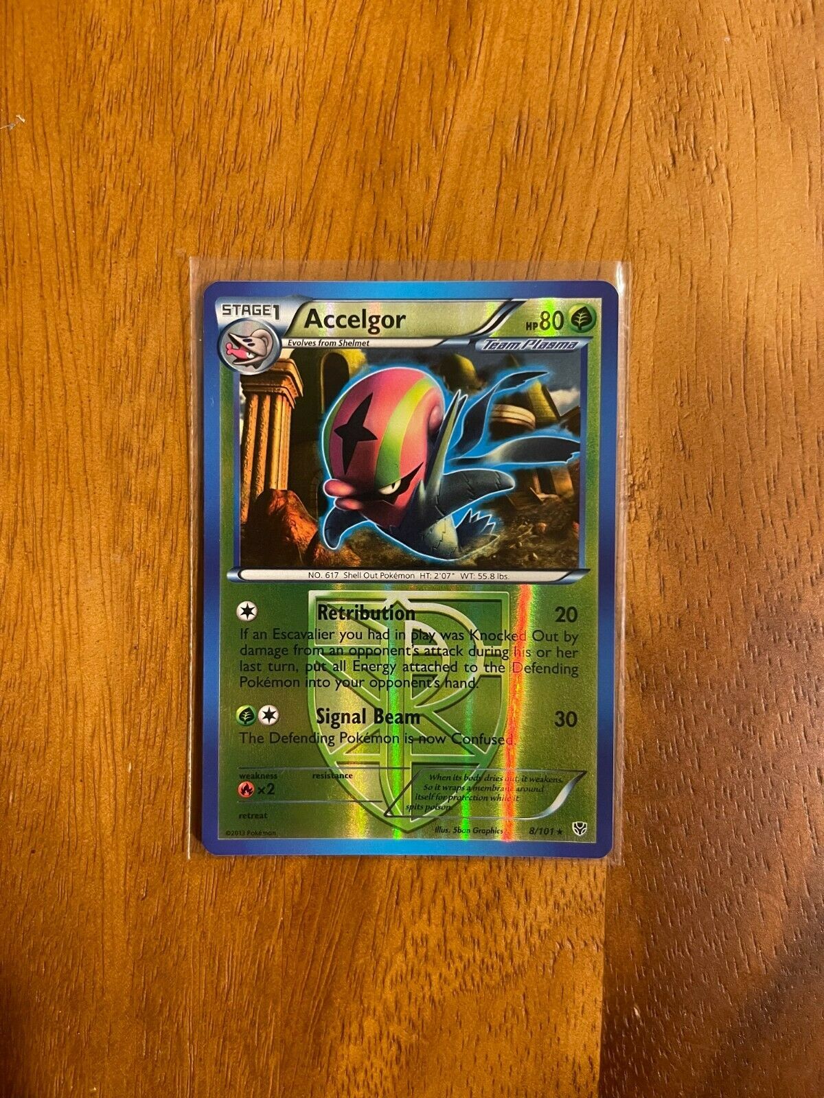 accelgor pokemon card Pokemon Card Japanese Accelgor 009/086 sv11W U TCG — ToysOneJapan main image 1