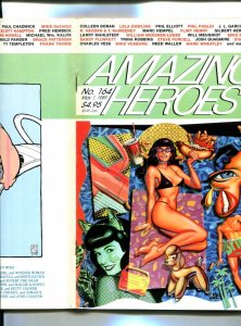 Amazing Heroes #164 - 3rd of 3 Swimsuit Issues / Mitch O'Connell Cvr (6.5) 1989