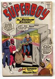 SUPERBOY #84 1960 DC SUPERMAN RAINBOW RAIDER-comic book