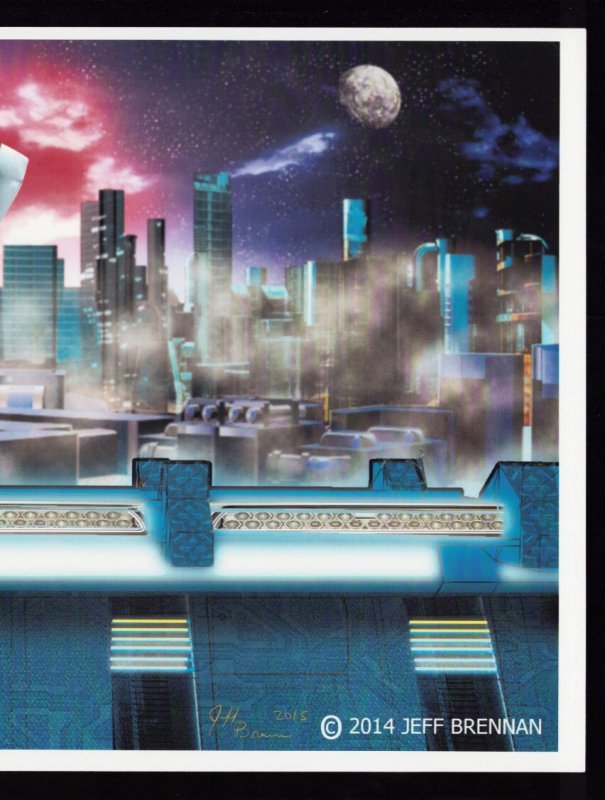 City View (2014) By Jeff Brennan 11 x 17 3D Art Print Signed