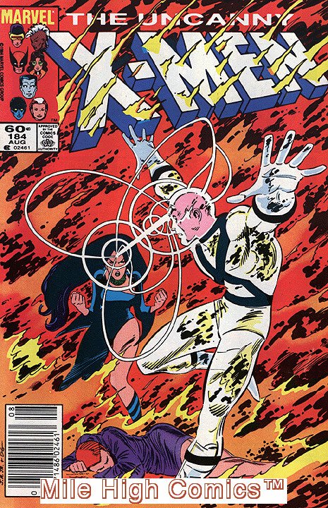 X-MEN  (1963 Series) (#1-113, UNCANNY X-MEN #114-544) ( #184 NEWSSTAND Very Fine