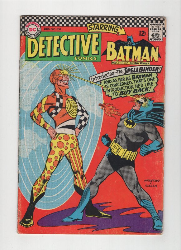 Detective Comics #358 (1966, DC comics) Low Grade READ 