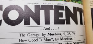Heavy Metal Magazine Vol 1, #7 Oct 1977, MOBIOUS,  NM- 