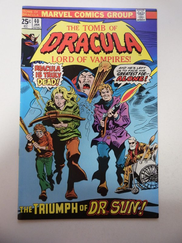 Tomb of Dracula #40 (1976) FN+ Condition MVS Intact