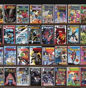 Huge Lot 150+ Comics with Vigilante, Silver Surfer, Eternal Warrior & More!