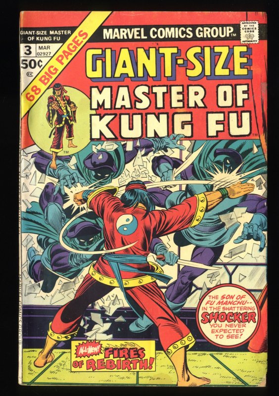 Giant-Size Master of Kung Fu #3 VG 4.0